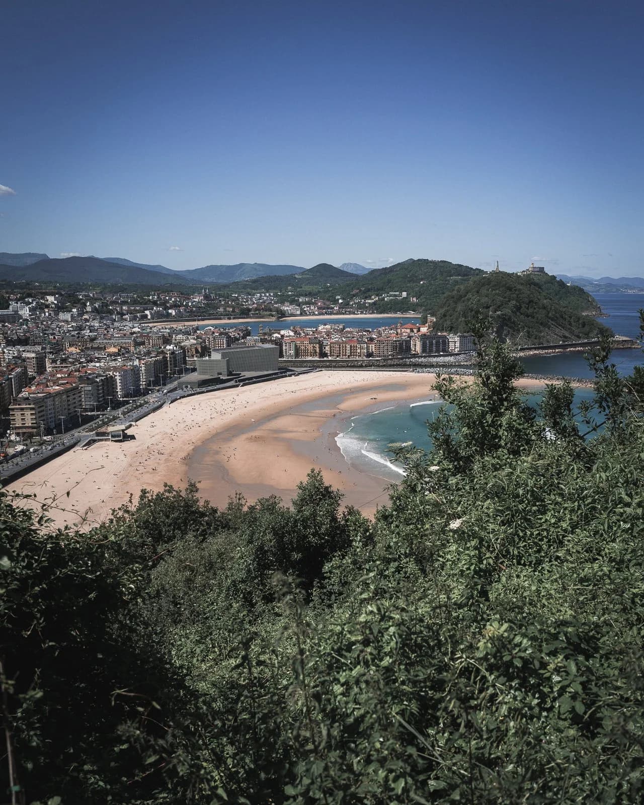 The coastline along the Camino del Norte in northern Spain